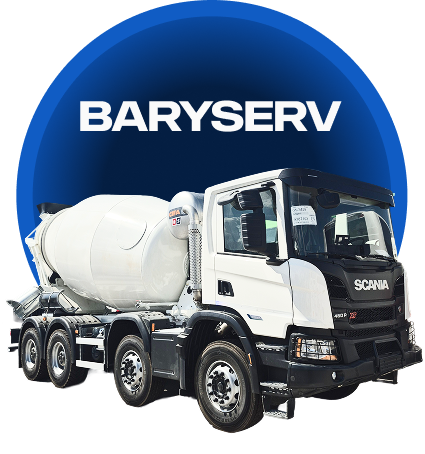 Hormigonera Scania P 460 B8x4HZ carrozada por Baryserv